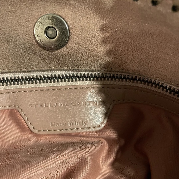 Stella McCartney soft Pink vegan chain-trimmed handbag, AUTHENTIC purchased new - Picture 6 of 9